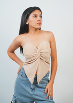 Modern and Stylish Tubeless Top with Butterfly Cut