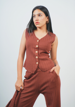 Classy Beige Three-Piece Set for a Timeless Style