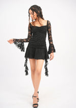 Sultry Ruffle Charm Dress