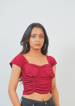 Casual yet Chic Broad Sleeves Crop Top