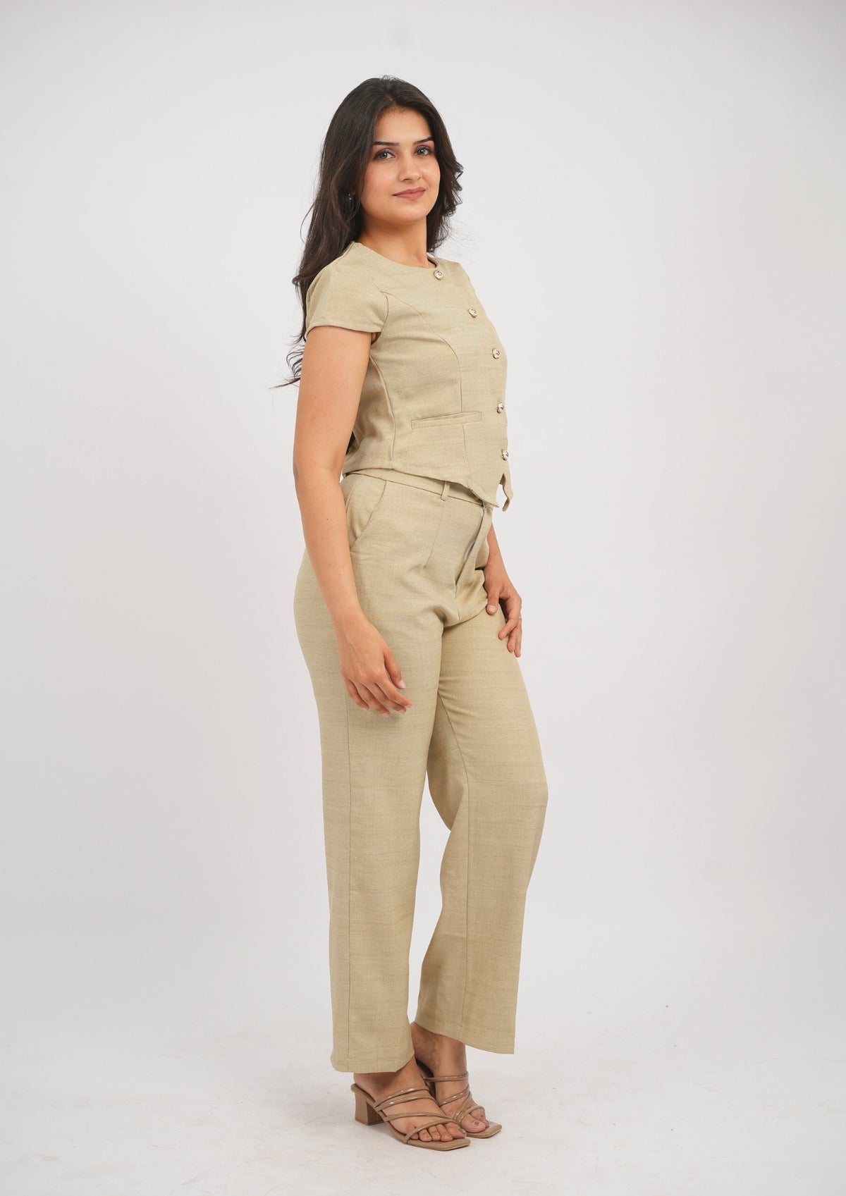 Modern Boss Lady Vest Coord Set