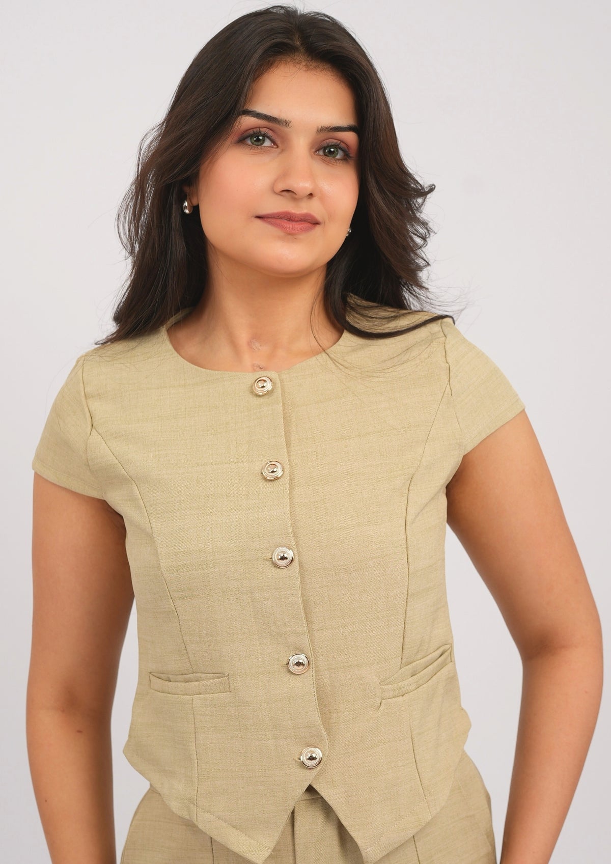 Modern Boss Lady Vest Coord Set
