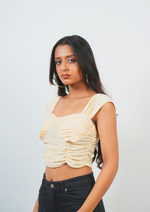 Casual yet Chic Broad Sleeves Crop Top