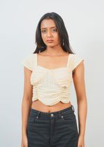 Casual yet Chic Broad Sleeves Crop Top