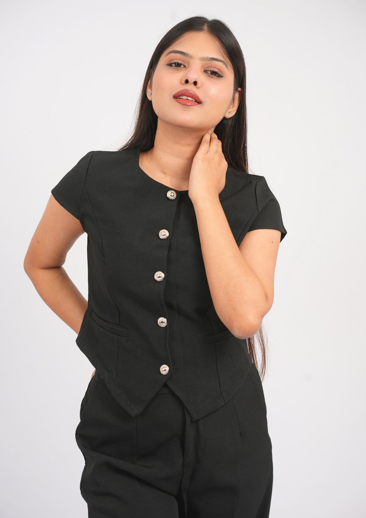 Modern Boss Lady Vest Coord Set