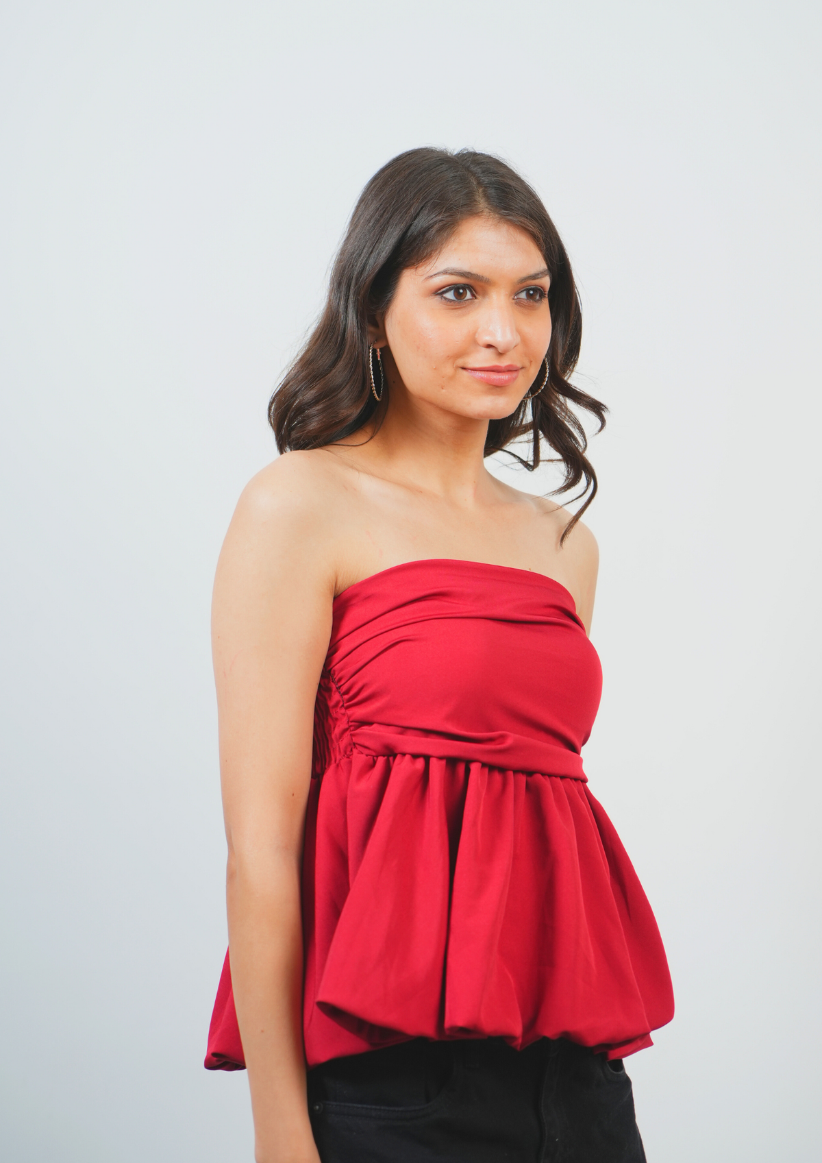 Embrace Effortless Style with this Cute Tubeless Top