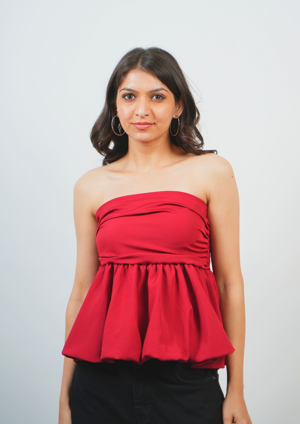 Embrace Effortless Style with this Cute Tubeless Top