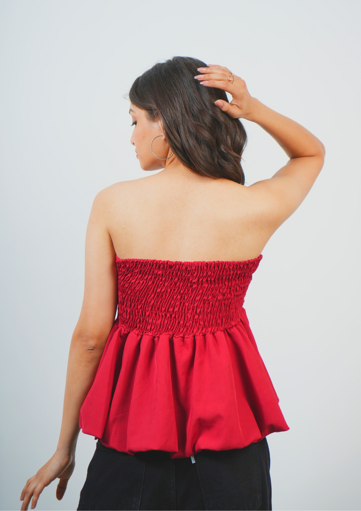 Embrace Effortless Style with this Cute Tubeless Top