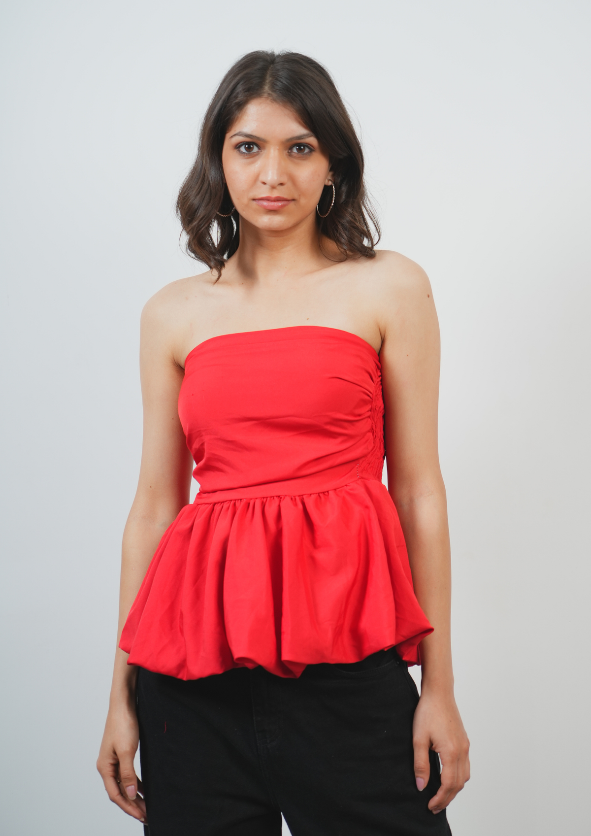 Embrace Effortless Style with this Cute Tubeless Top