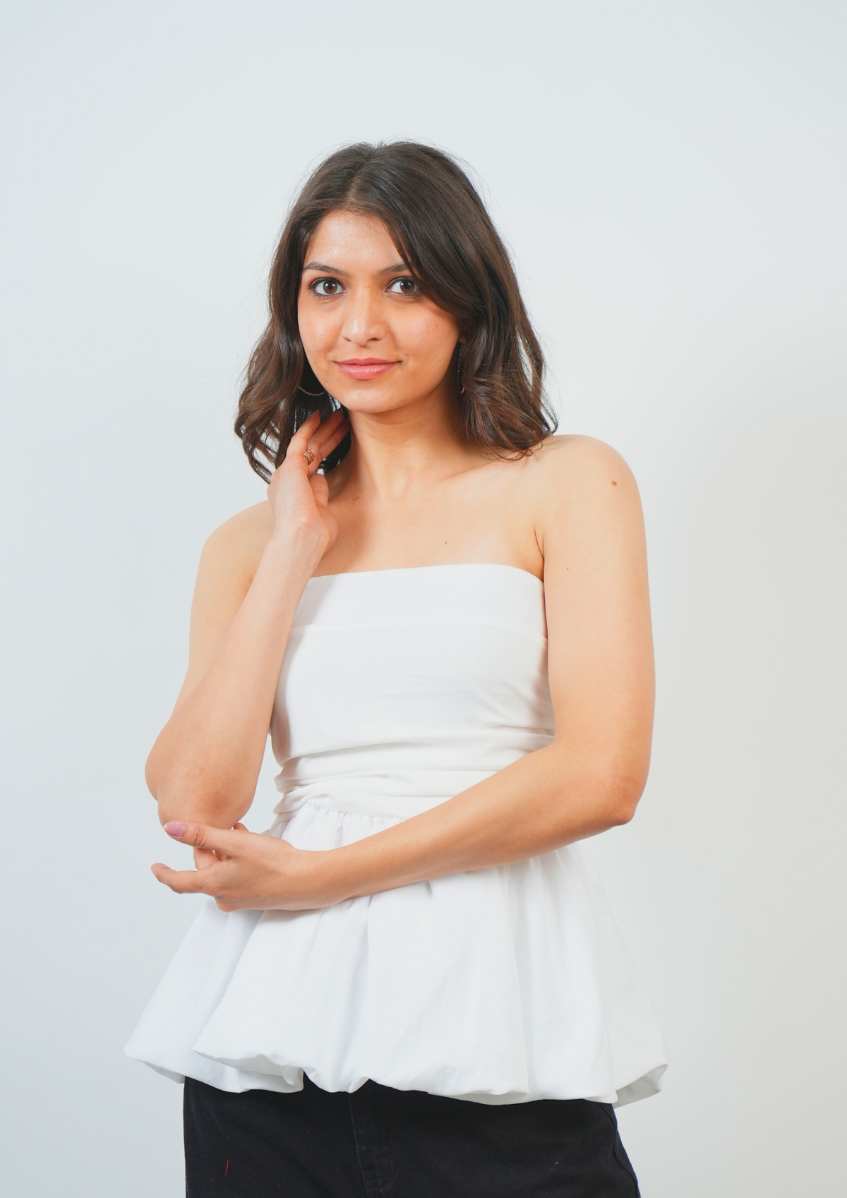 Embrace Effortless Style with this Cute Tubeless Top