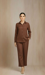 Brown Grace Co-ord Set