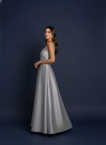 Shining Whisper Satin Dress