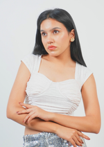 Casual yet Chic Broad Sleeves Crop Top