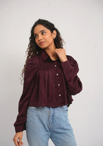 Airy Satin Bliss Full-Sleeve Top