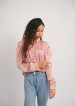 Airy Satin Bliss Full-Sleeve Top