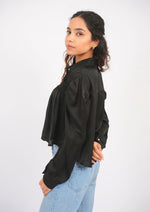 Airy Satin Bliss Full-Sleeve Top