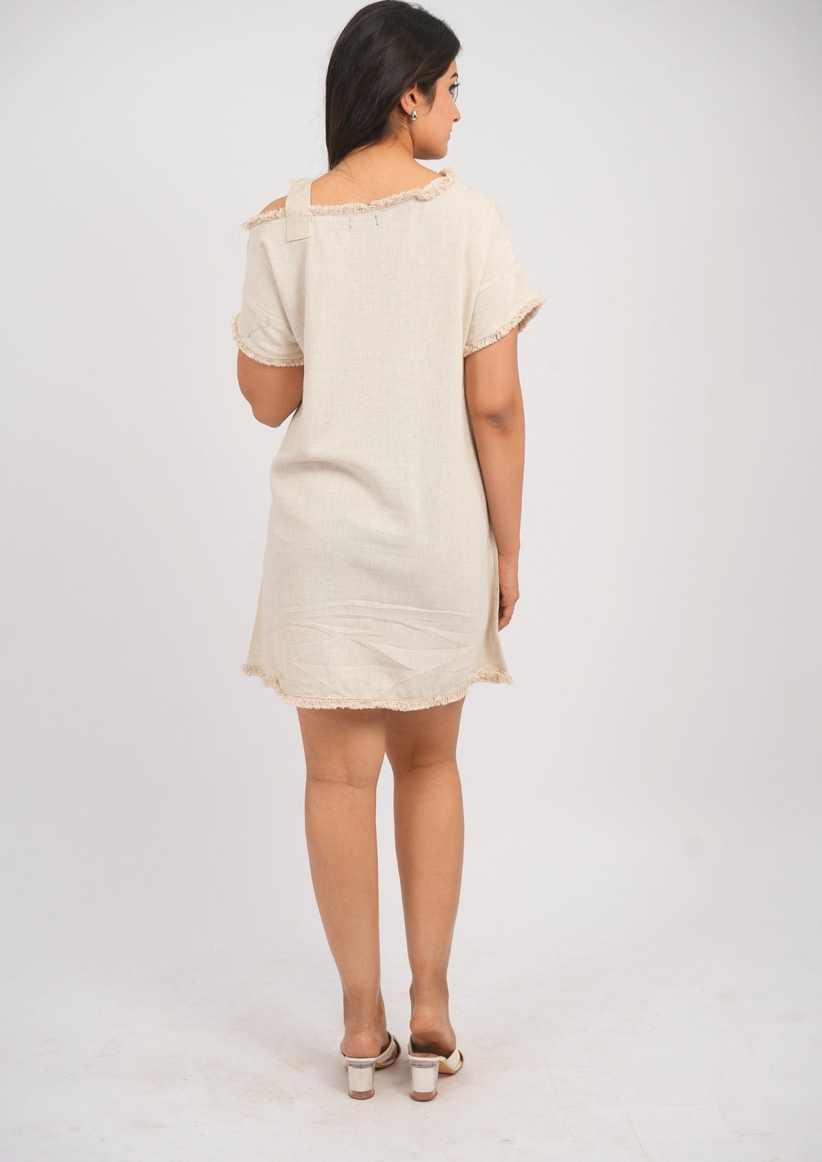 Breathable Handwoven Khadi Cotton Dress