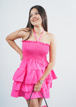 Adorable Front Knot Summer Short Dress