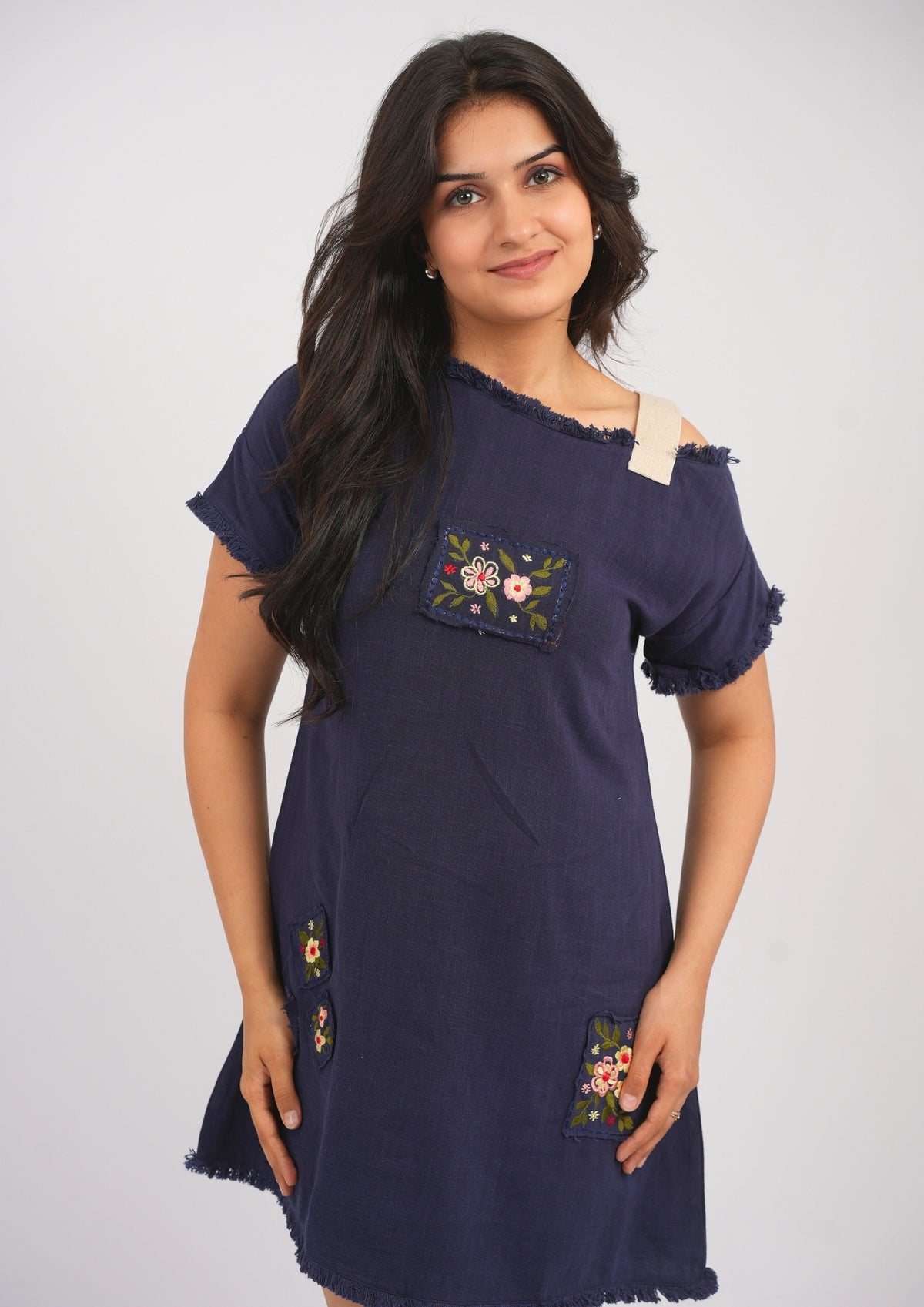 Breathable Handwoven Khadi Cotton Dress