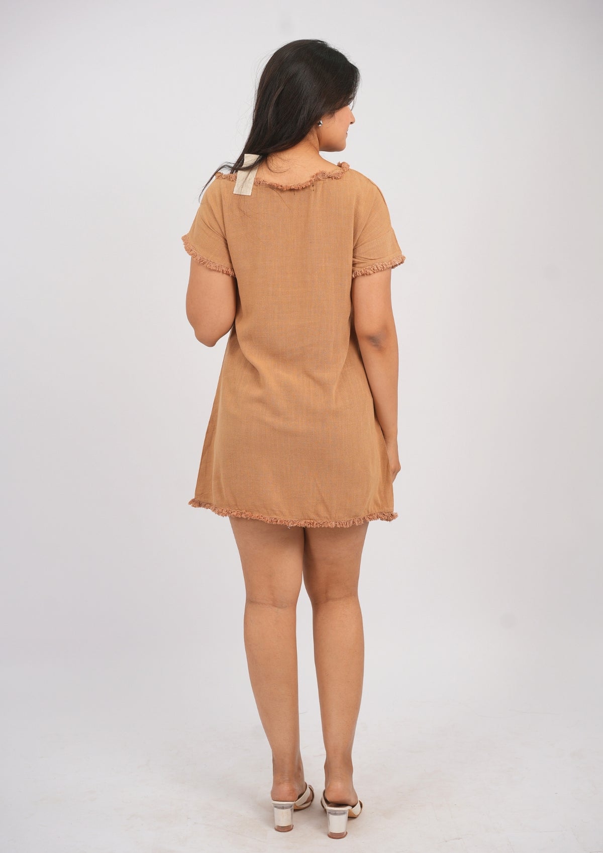 Breathable Handwoven Khadi Cotton Dress
