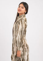 High-Low Elegance Shirt Dress