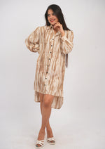 High-Low Elegance Shirt Dress