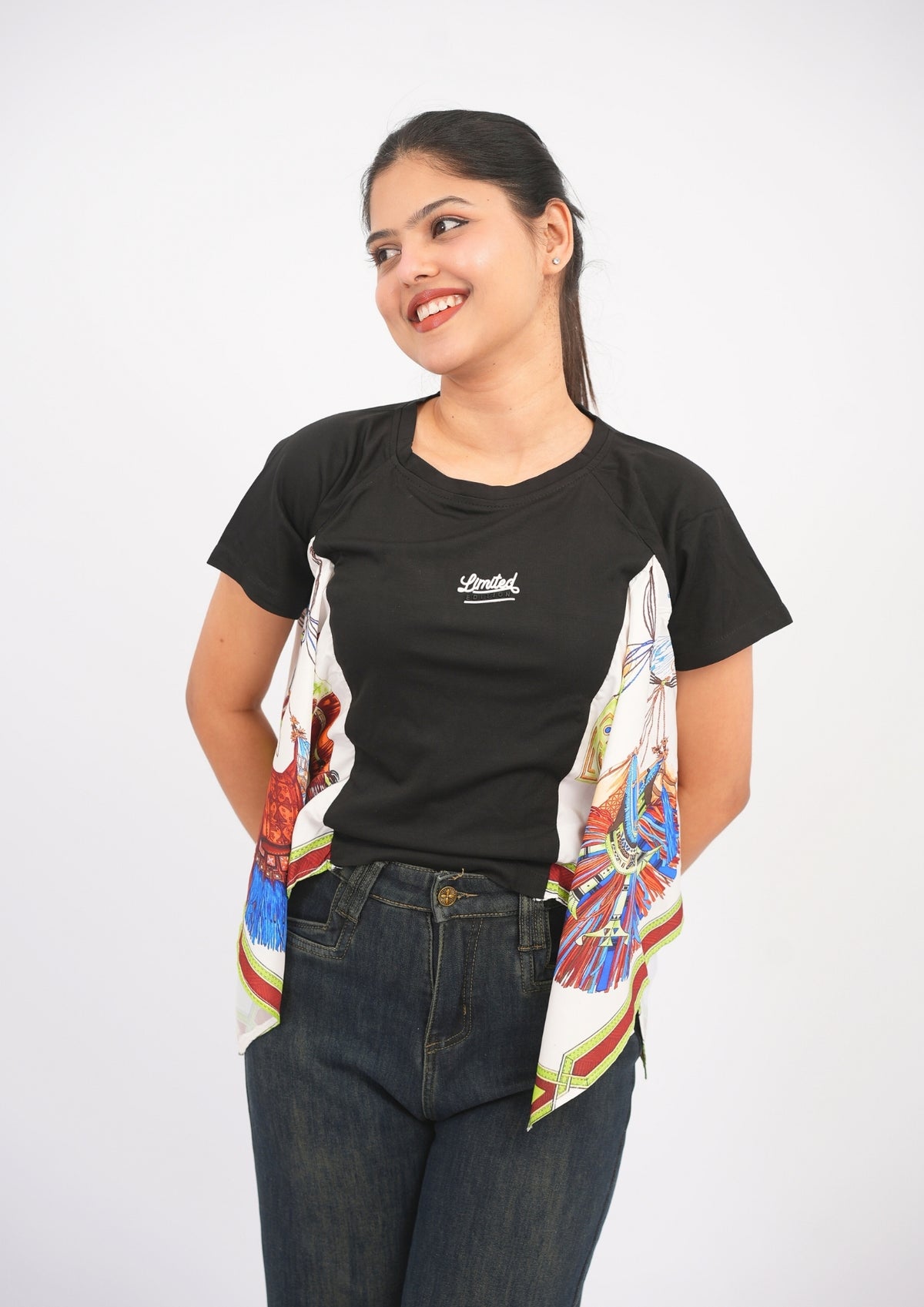 Urban Wave Side Print Tee