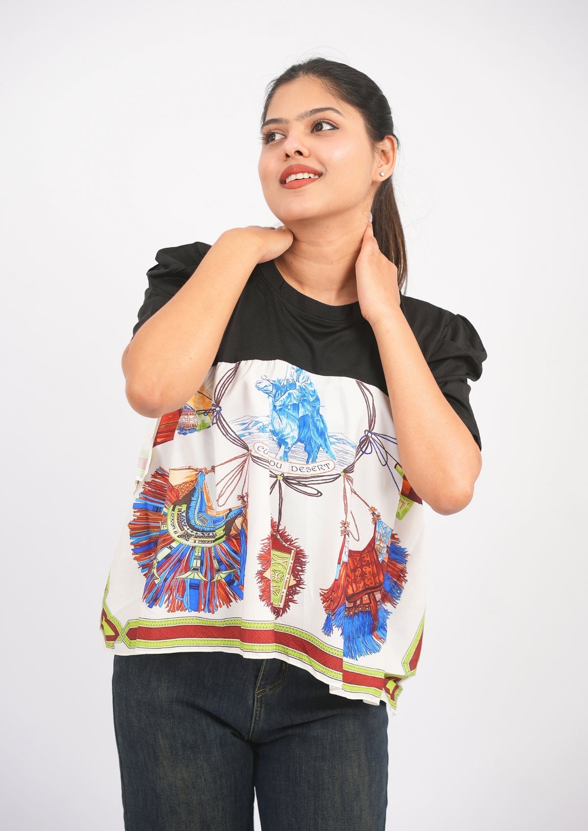 Trendy Flick Digital Print Tee