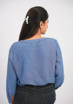 Effortless Denim-Tone Top