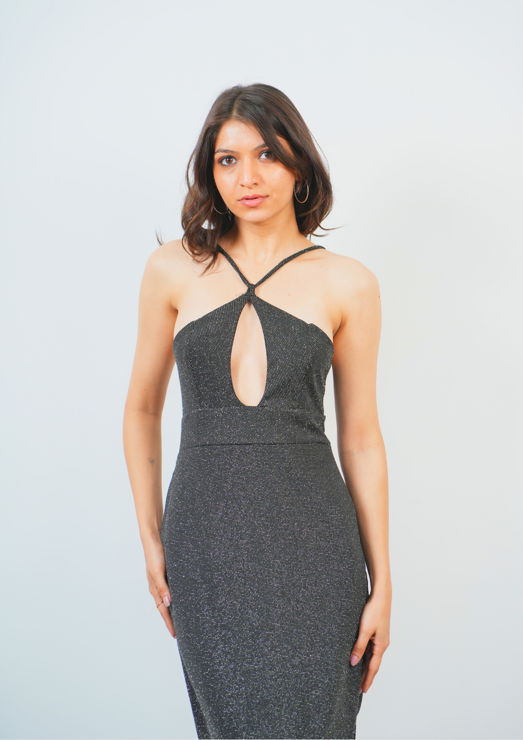 Bold and Beautiful Backless Dress with Sexy Front & Slit