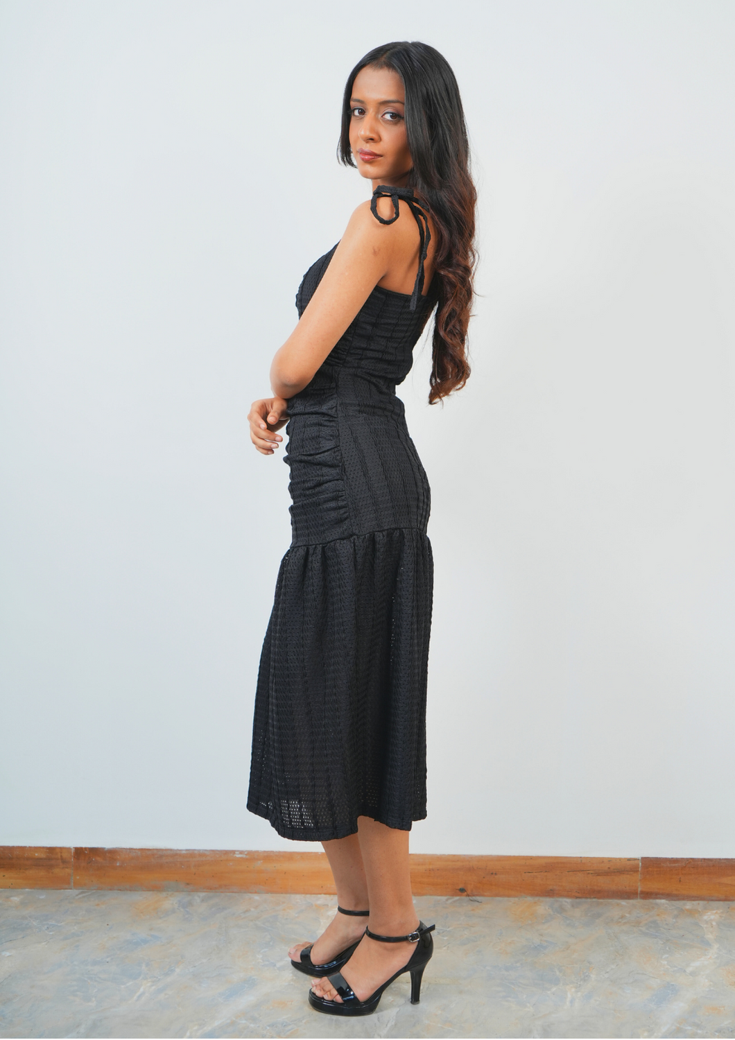 Casual Mid-Length Sleeveless Dress