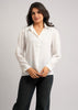 Radiant Poise Satin Statement Shirt