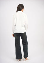 Radiant Poise Satin Statement Shirt