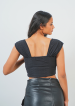 Casual yet Chic Broad Sleeves Crop Top