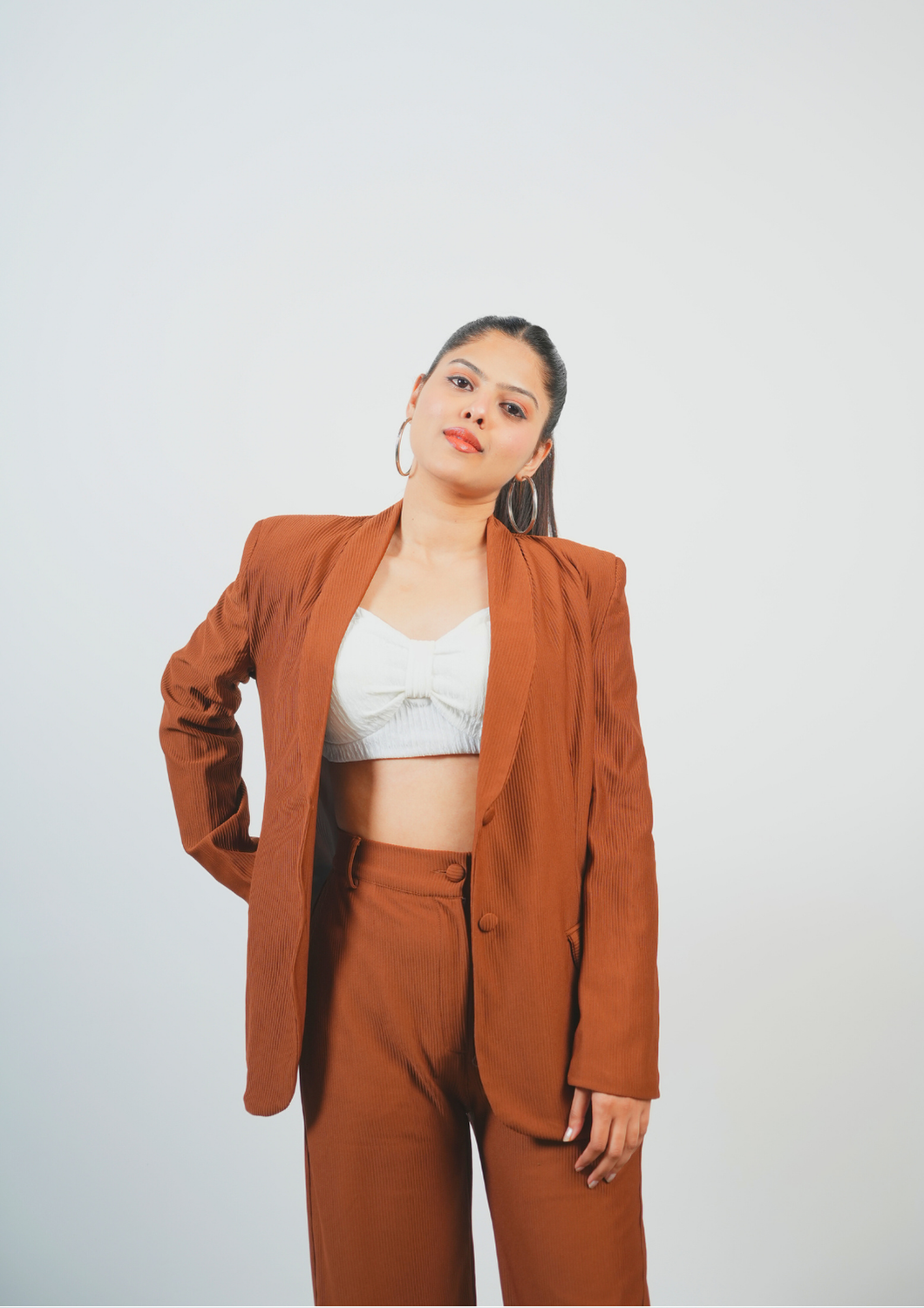 Perfectly Tailored Hot Pink Blazer Coord-Set for a Formal Finish