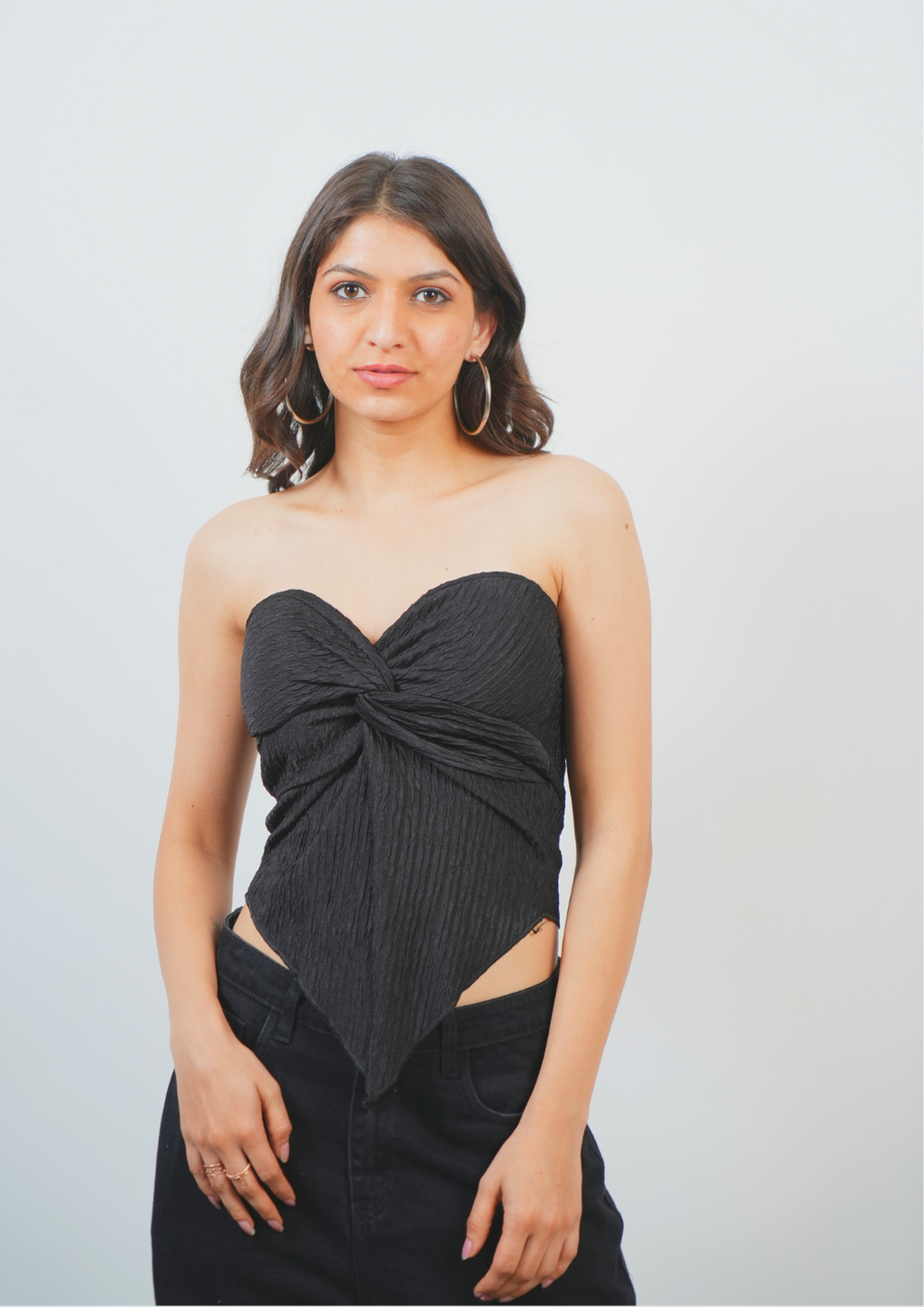 Modern and Stylish Tubeless Top with Butterfly Cut