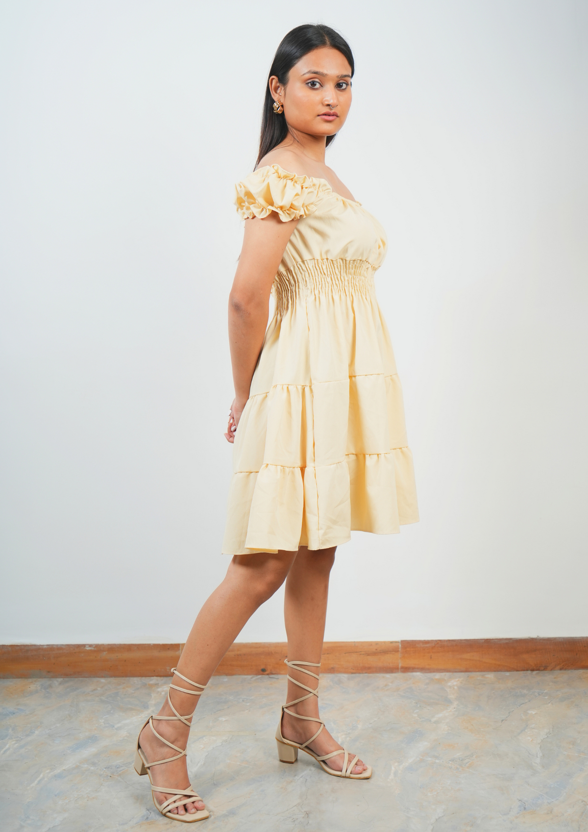 Tied Tube Cute Short Dress