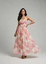 Soft Pink Floral Dress