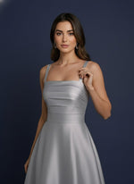 Shining Whisper Satin Dress