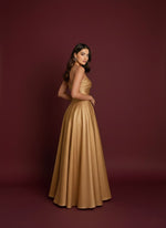 Shining Whisper Satin Dress