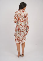 Effortless Style Shirt Dress in Printed Georgette