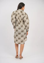 Ethereal Grace High-Low Shirt Dress