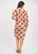 Ethereal Grace High-Low Shirt Dress