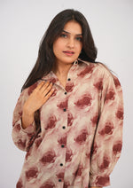 Ethereal Grace High-Low Shirt Dress