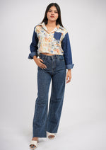 Bloom & Blue Contrast Shirt
