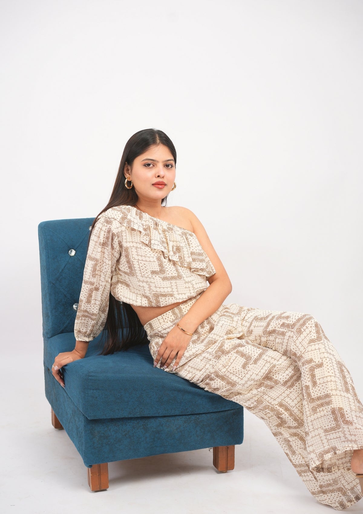 Serene Print Georgette Co-Ord