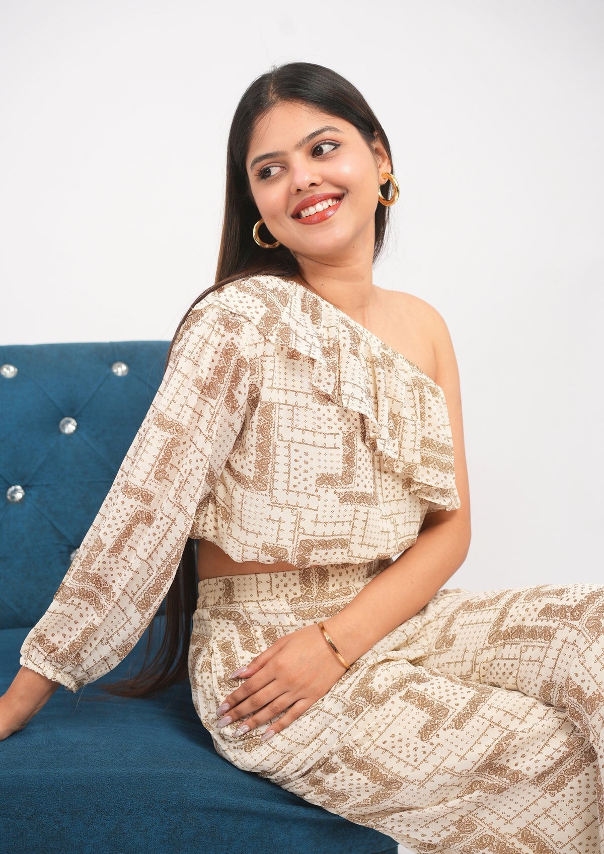 Serene Print Georgette Co-Ord