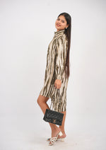 High-Low Elegance Shirt Dress