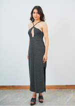 Bold and Beautiful Backless Dress with Sexy Front & Slit