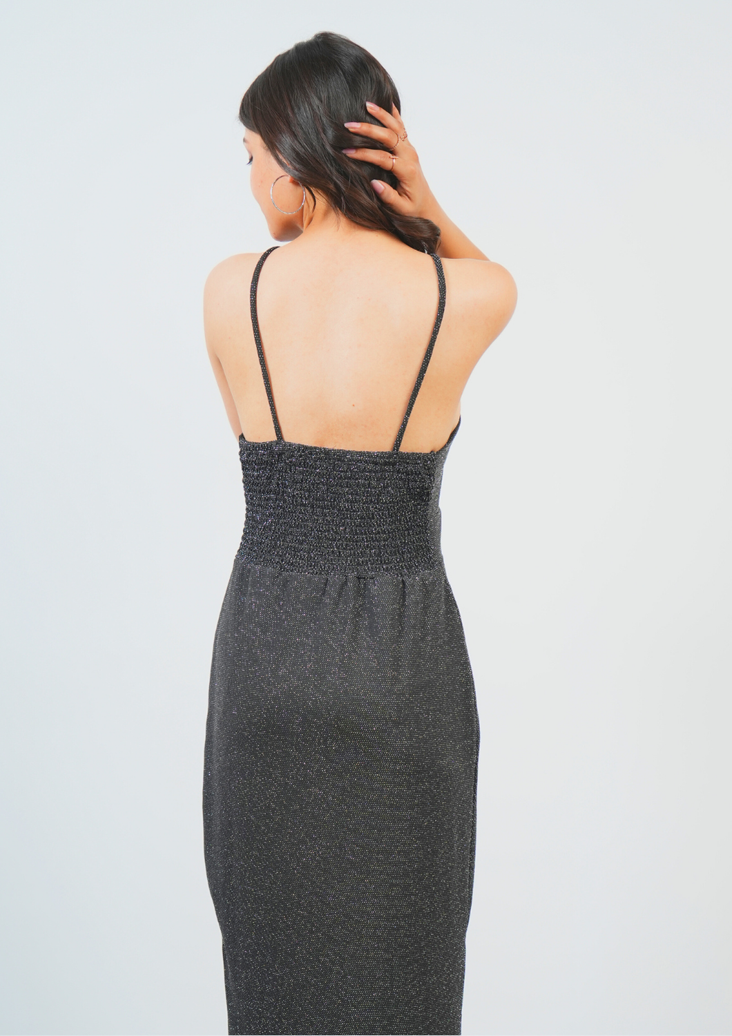 Bold and Beautiful Backless Dress with Sexy Front & Slit